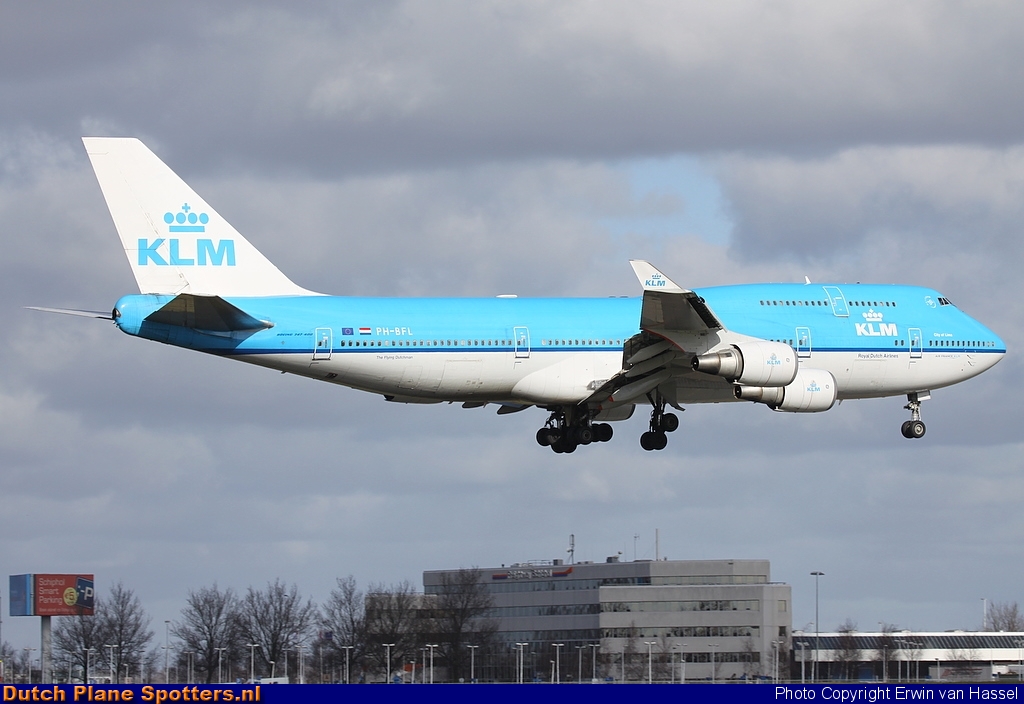 PH-BFL Boeing 747-400 KLM Royal Dutch Airlines by Erwin van Hassel