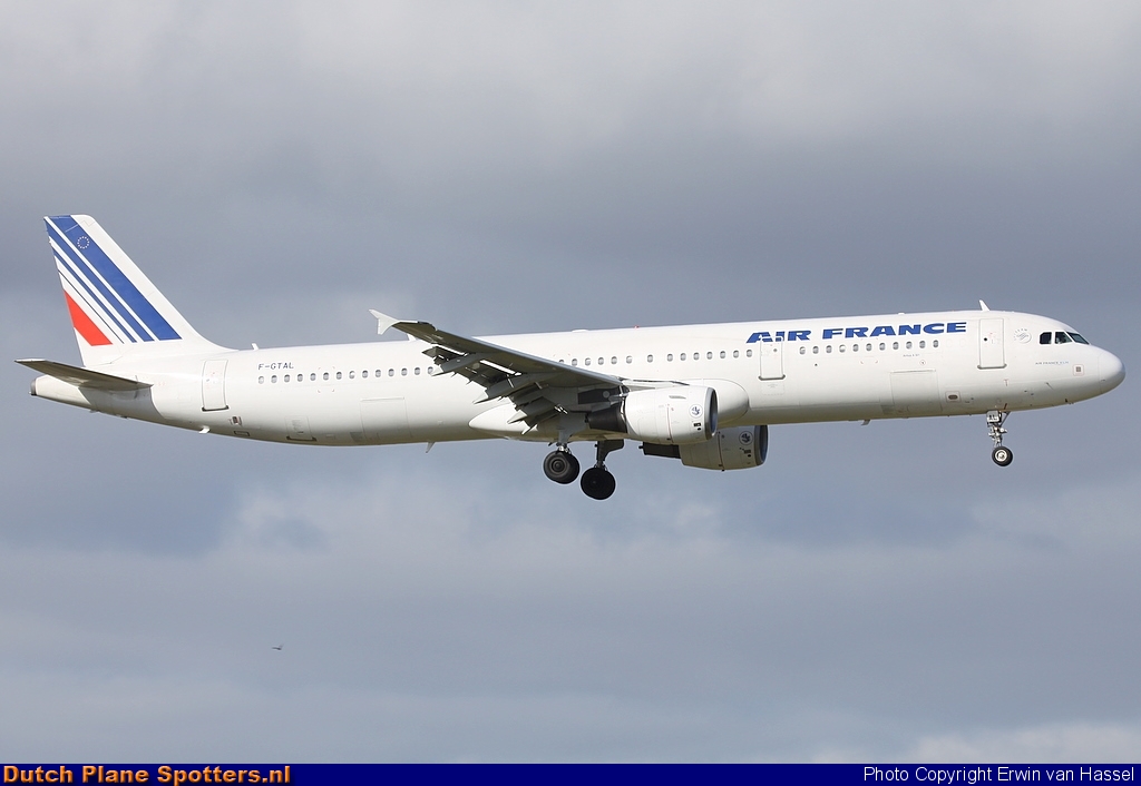 F-GTAL Airbus A321 Air France by Erwin van Hassel