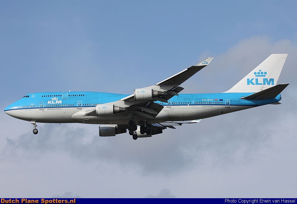 PH-BFK Boeing 747-400 KLM Royal Dutch Airlines by Erwin van Hassel