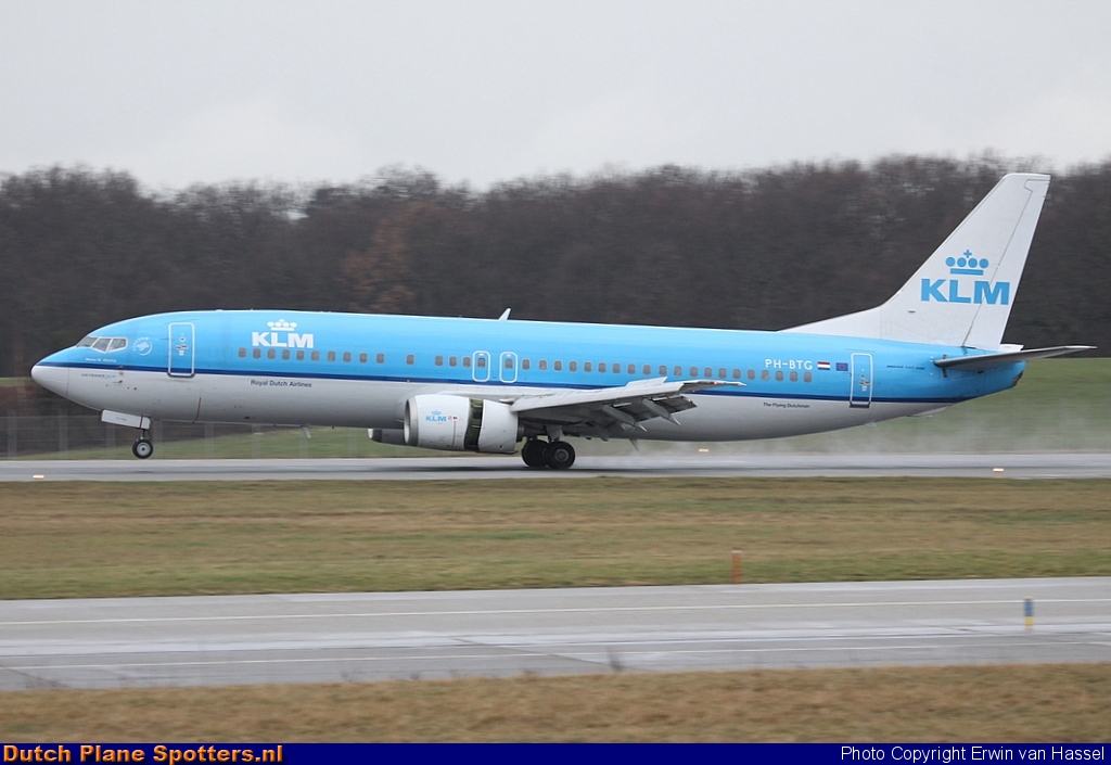PH-BTG Boeing 737-400 KLM Royal Dutch Airlines by Erwin van Hassel