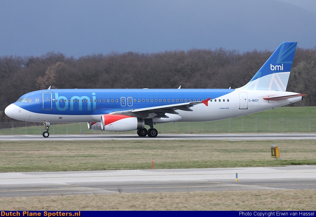 G-MIDY Airbus A320 BMI British Midland by Erwin van Hassel