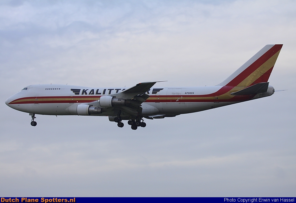N700CK Boeing 747-200 Kalitta by Erwin van Hassel