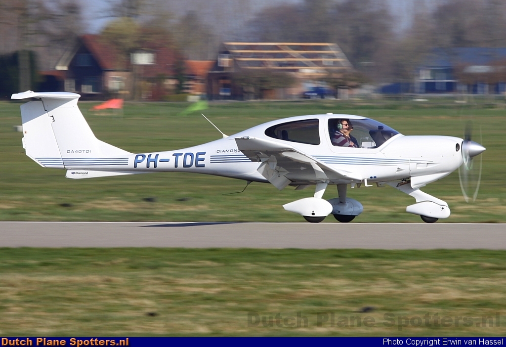 PH-TDE Diamond DA-40 Diamond Star Wings over Holland by Erwin van Hassel