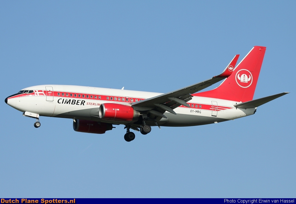 OY-MRG Boeing 737-700 Cimber Sterling Airlines by Erwin van Hassel