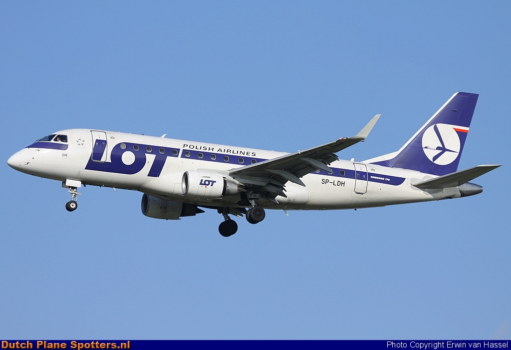 SP-LDH Embraer 170 LOT Polish Airlines by Erwin van Hassel