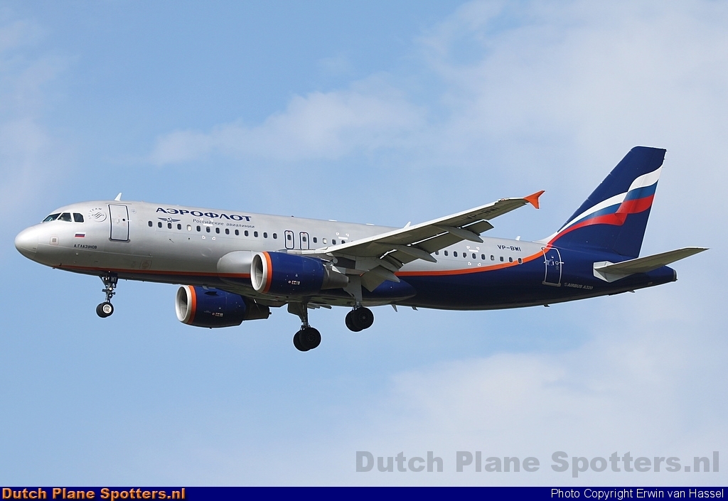 VP-BWI Airbus A320 Aeroflot - Russian Airlines by Erwin van Hassel