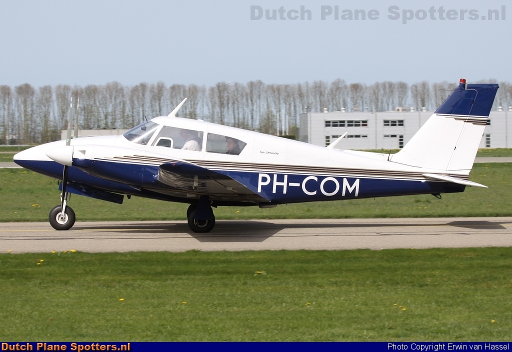 PH-COM Piper PA-30 Private by Erwin van Hassel
