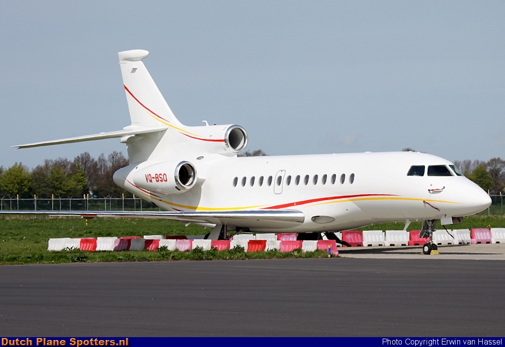 VQ-BSO Dassault Falcon 7X Shell Aircraft by Erwin van Hassel