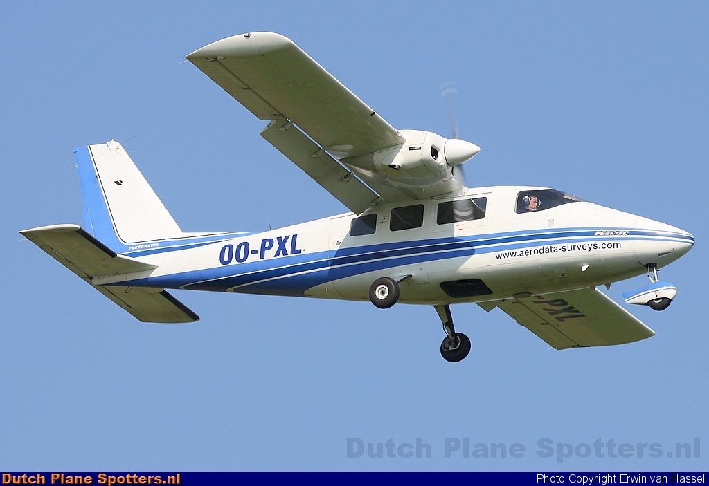 OO-PXL Partenavia P-68C-TC Aerodata International Surveys by Erwin van Hassel