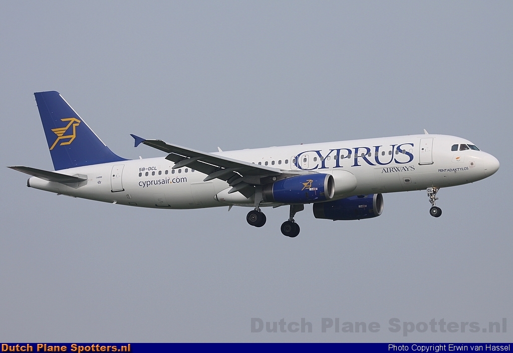 5B-DCL Airbus A320 Cyprus Airways by Erwin van Hassel