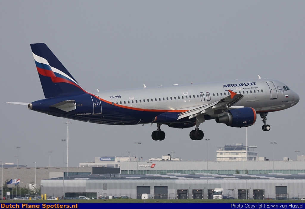 VQ-BBB Airbus A320 Aeroflot - Russian Airlines by Erwin van Hassel