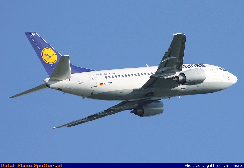 D-ABIK Boeing 737-500 Lufthansa by Erwin van Hassel