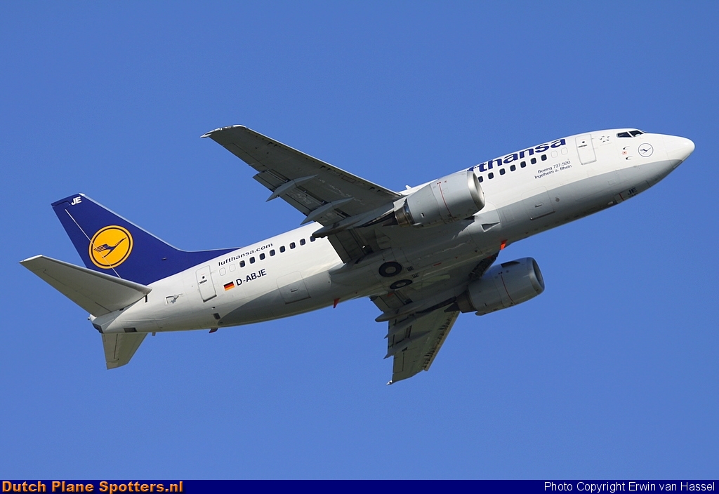 D-ABJE Boeing 737-500 Lufthansa by Erwin van Hassel