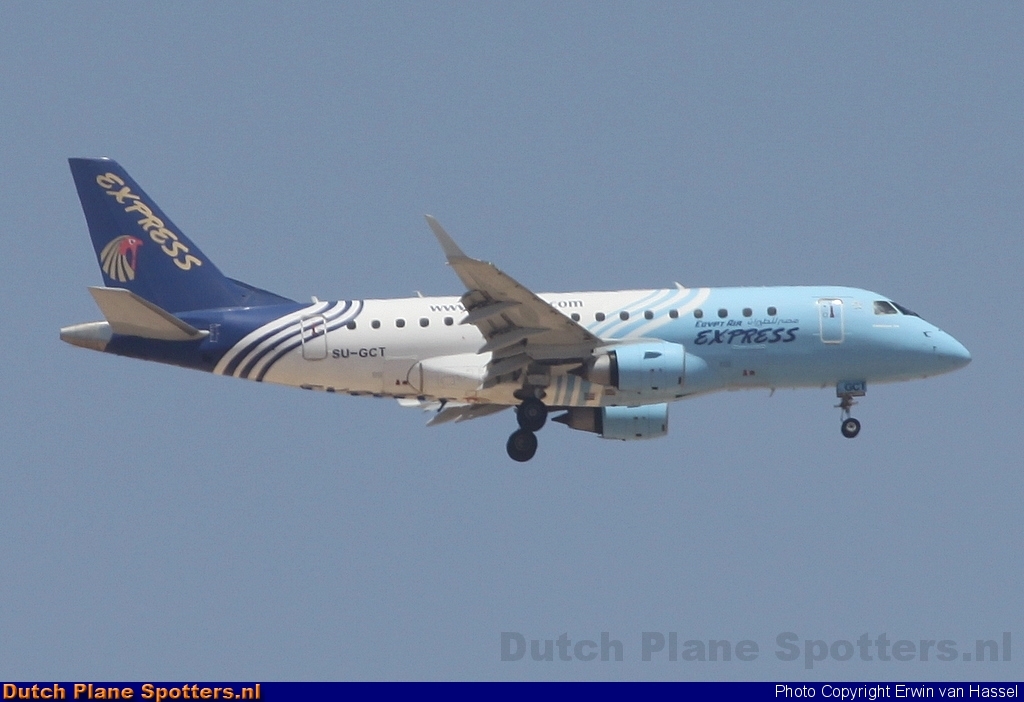 SU-GCT Embraer 170 EgyptAir Express by Erwin van Hassel