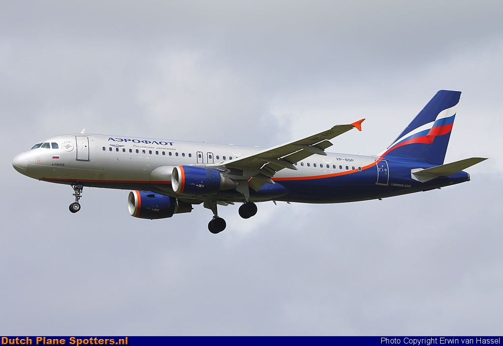 VP-BQP Airbus A320 Aeroflot - Russian Airlines by Erwin van Hassel