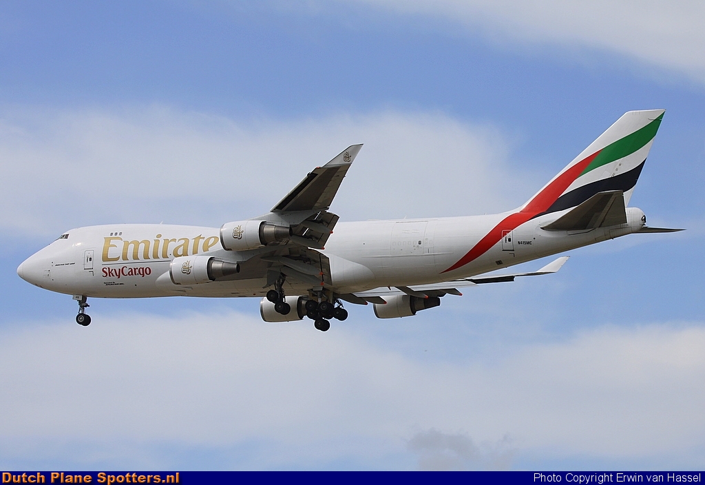 N415MC Boeing 747-400 Emirates Sky Cargo by Erwin van Hassel