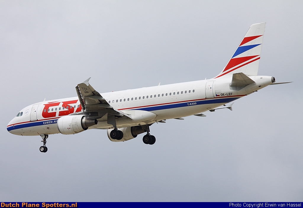 OK-LEF Airbus A320 CSA Czech Airlines by Erwin van Hassel