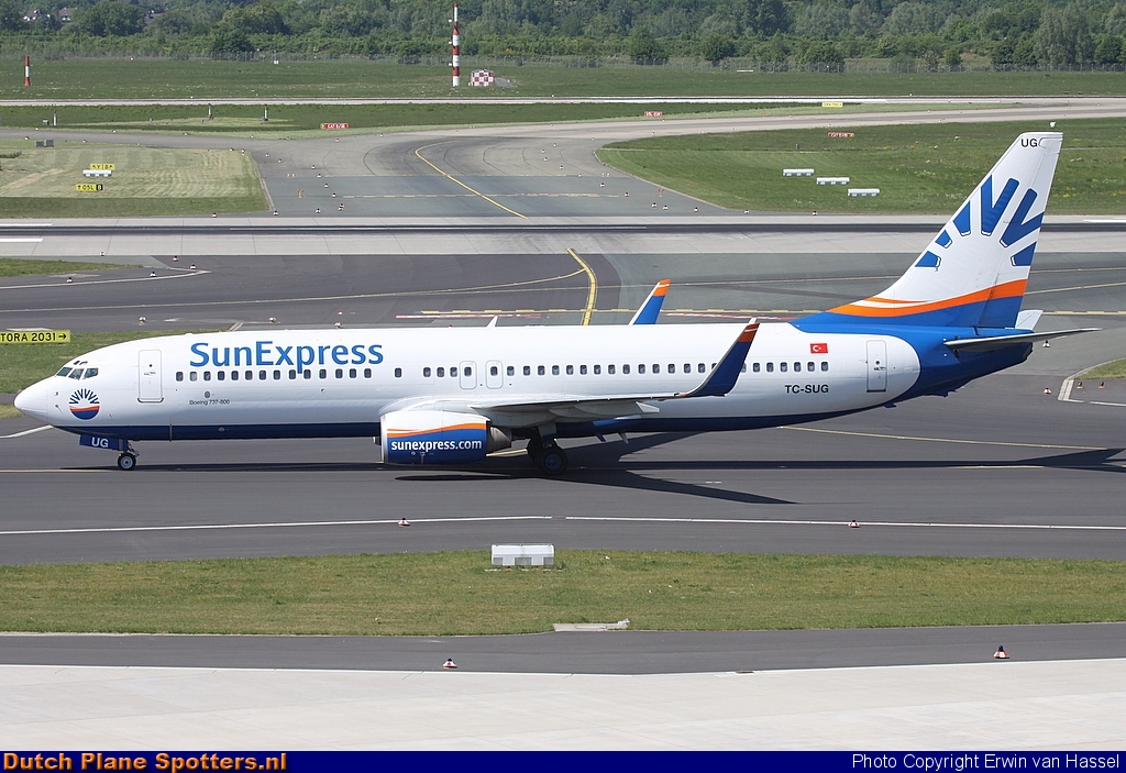 TC-SUG Boeing 737-800 SunExpress by Erwin van Hassel