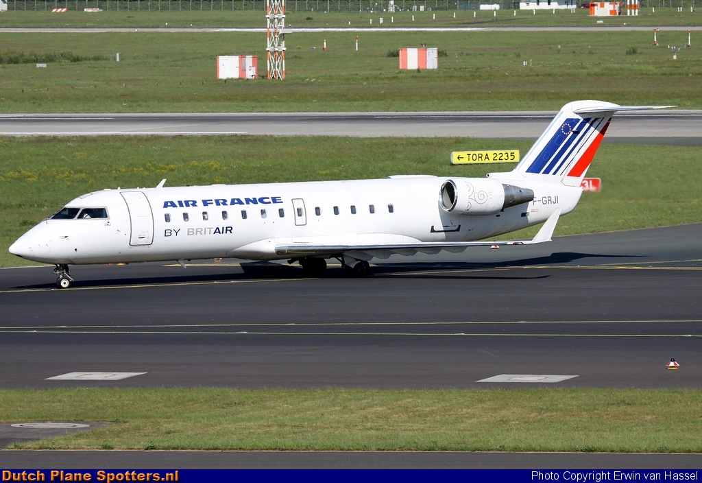 F-GRJI Bombardier Canadair CRJ100 Brit Air (Air France) by Erwin van Hassel