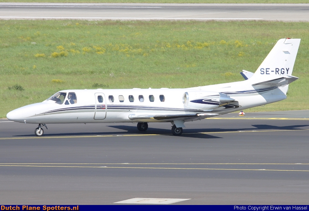 SE-RGY Cessna 560 Citation Ultra Private by Erwin van Hassel