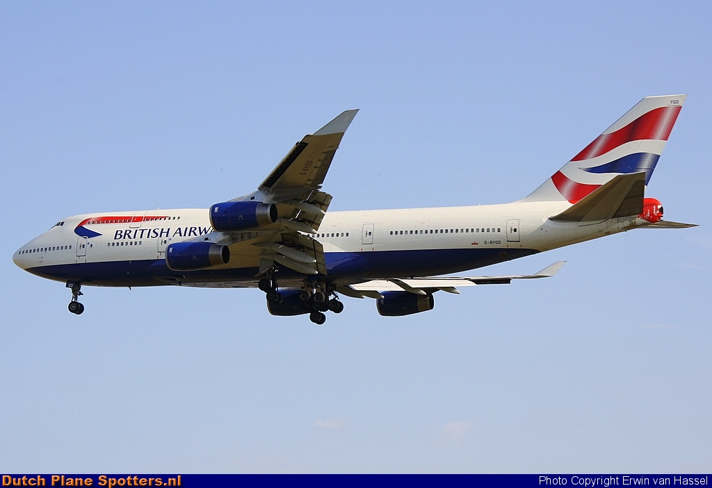 G-BYGD Boeing 747-400 British Airways by Erwin van Hassel