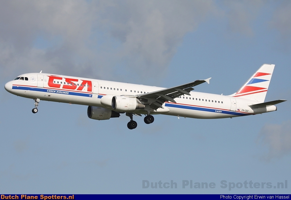 OK-CEC Airbus A321 CSA Czech Airlines by Erwin van Hassel