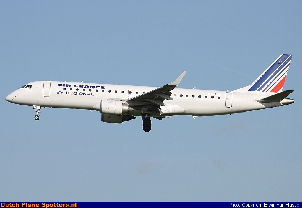 F-HBLG Embraer 190 Régional (Air France) by Erwin van Hassel