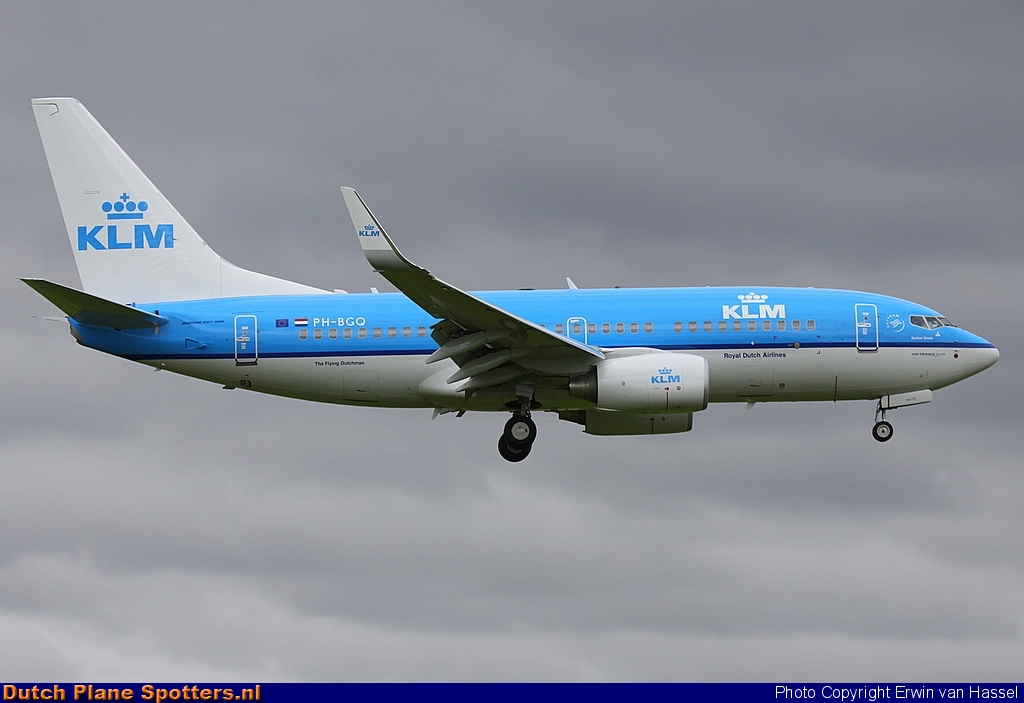 PH-BGQ Boeing 737-700 KLM Royal Dutch Airlines by Erwin van Hassel