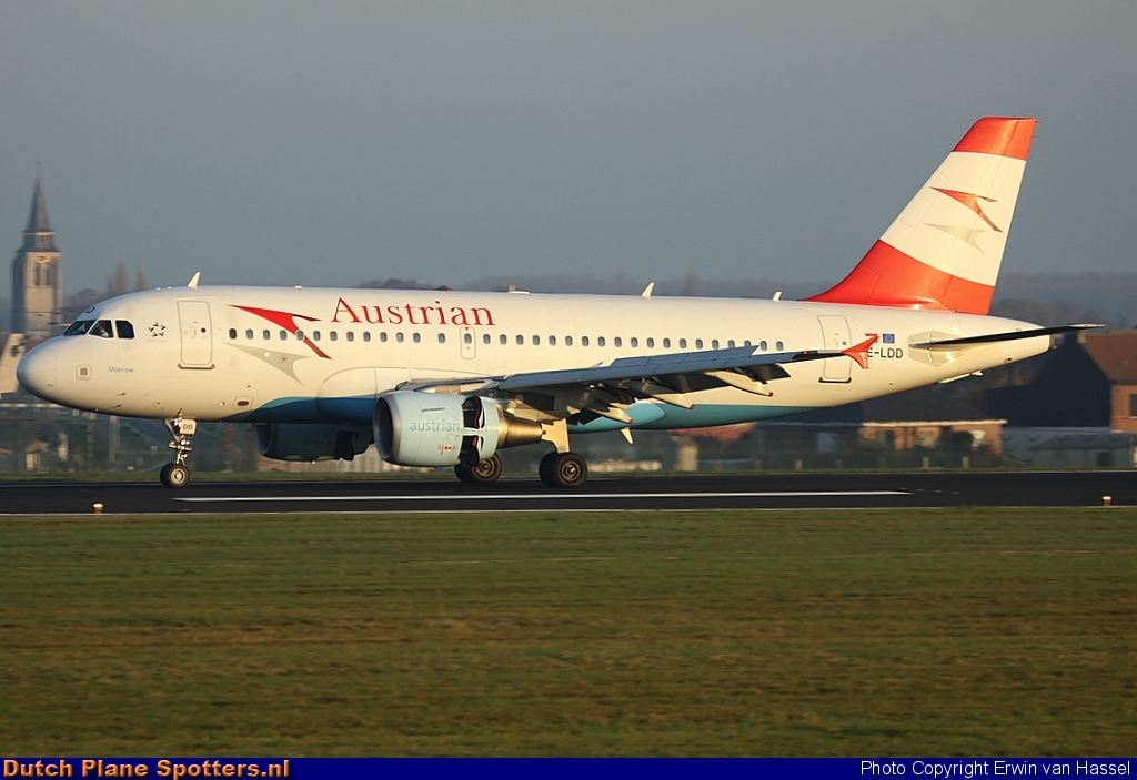 OE-LDD Airbus A319 Austrian Airlines by Erwin van Hassel