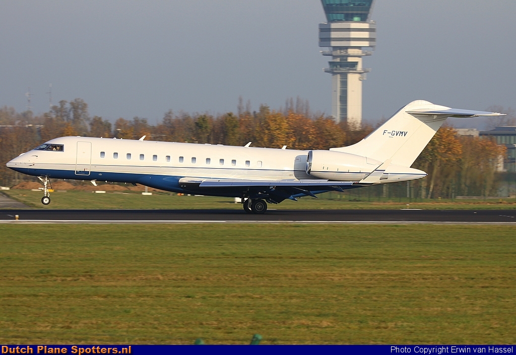 F-GVMV Bombardier BD-700 Global Express Private by Erwin van Hassel