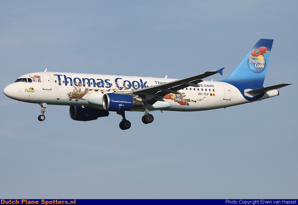 OO-TCP Airbus A320 Thomas Cook by Erwin van Hassel