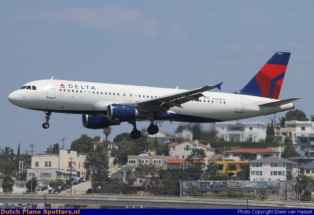 N341NW Airbus A320 Delta Airlines by Erwin van Hassel