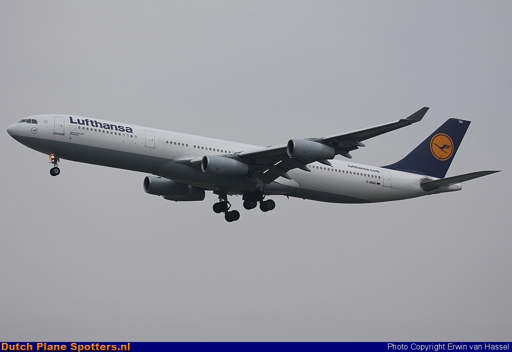 D-AIGD Airbus A340-300 Lufthansa by Erwin van Hassel