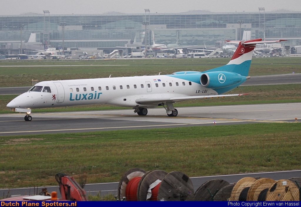 LX-LGI Embraer 145 Luxair - Luxembourg Airlines by Erwin van Hassel