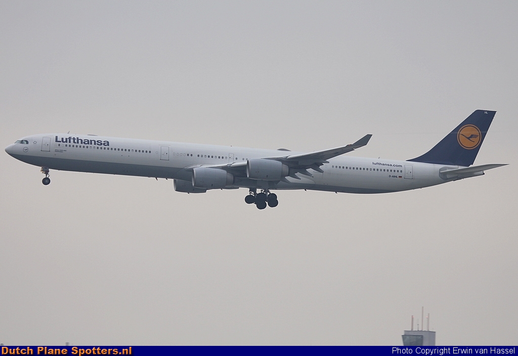 D-AIHL Airbus A340-600 Lufthansa by Erwin van Hassel