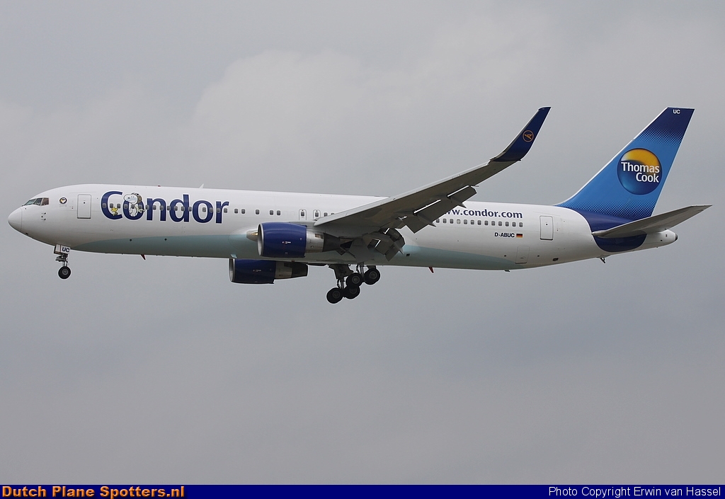 D-ABUC Boeing 767-300 Condor (Thomas Cook) by Erwin van Hassel