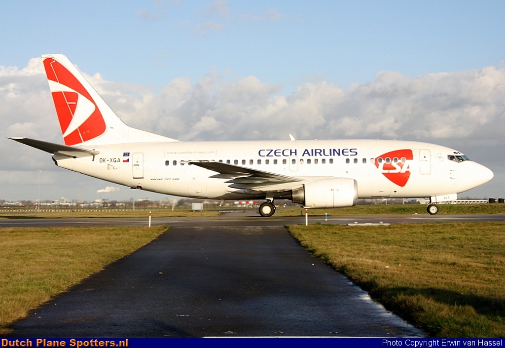 OK-XGA Boeing 737-500 CSA Czech Airlines by Erwin van Hassel