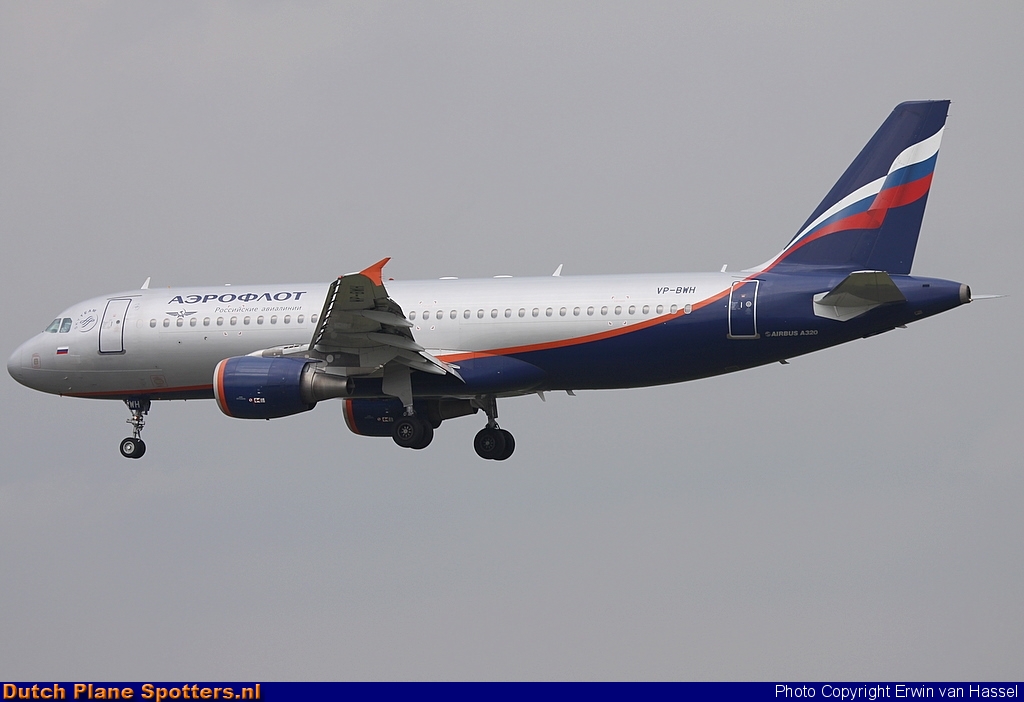 VP-BWH Airbus A320 Aeroflot - Russian Airlines by Erwin van Hassel