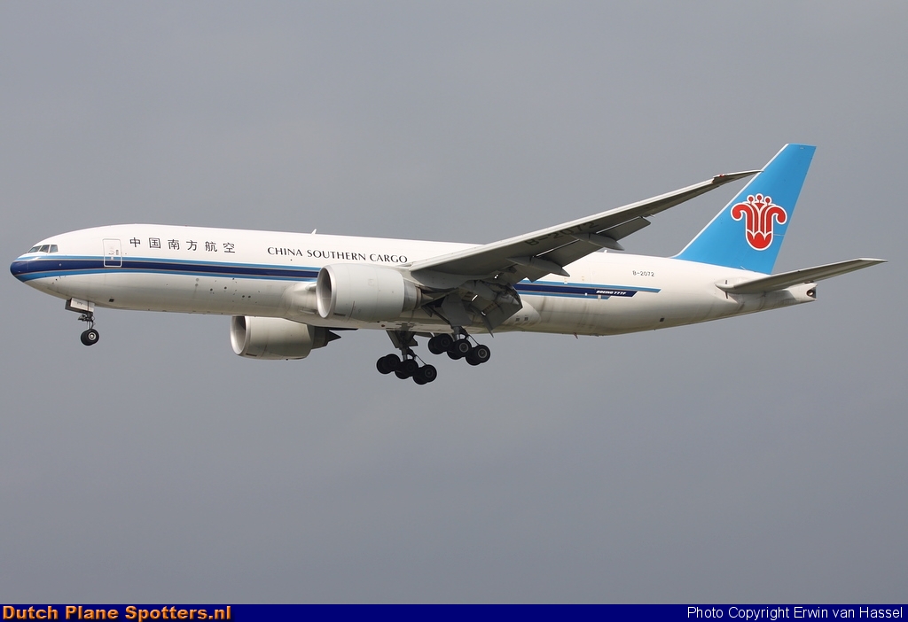 B-2072 Boeing 777-F China Southern Cargo by Erwin van Hassel