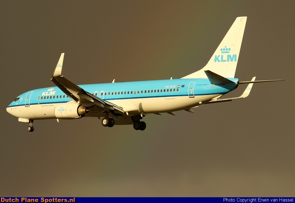PH-BXC Boeing 737-800 KLM Royal Dutch Airlines by Erwin van Hassel