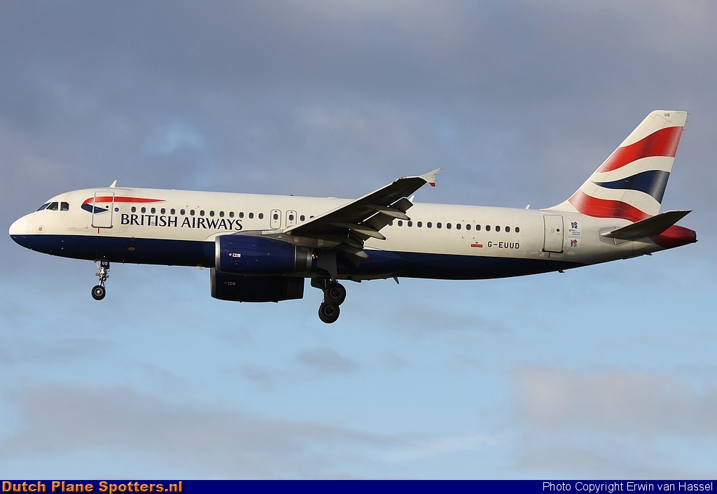 G-EUUD Airbus A320 British Airways by Erwin van Hassel