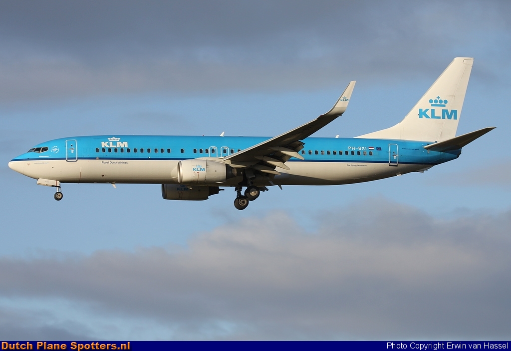 PH-BXI Boeing 737-800 KLM Royal Dutch Airlines by Erwin van Hassel