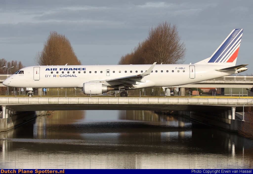 F-HBLI Embraer 190 Air France (Regional Airlines) by Erwin van Hassel