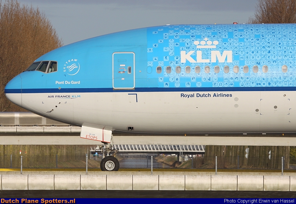 PH-BQP Boeing 777-200 KLM Royal Dutch Airlines by Erwin van Hassel