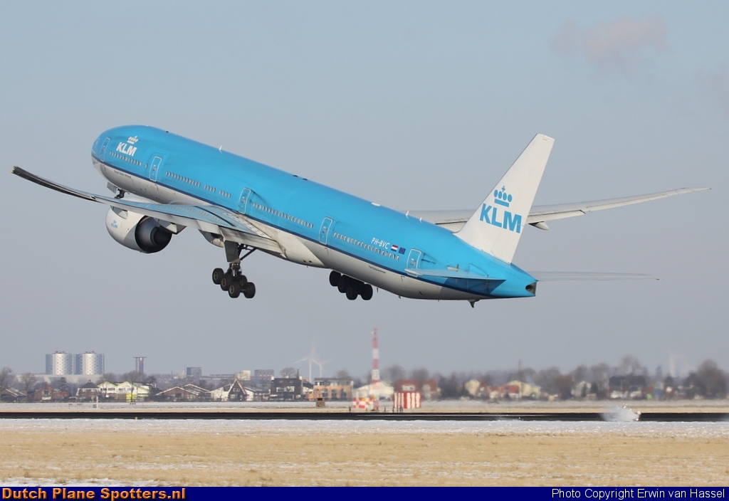 PH-BVC Boeing 777-300 KLM Royal Dutch Airlines by Erwin van Hassel