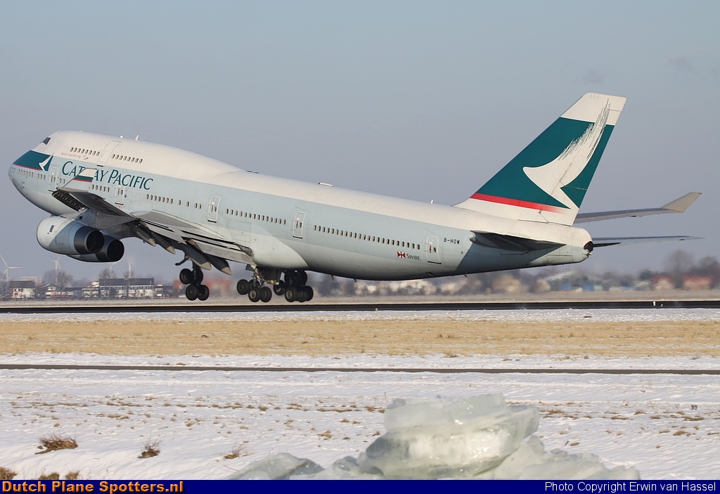 B-HOW Boeing 747-400 Cathay Pacific by Erwin van Hassel