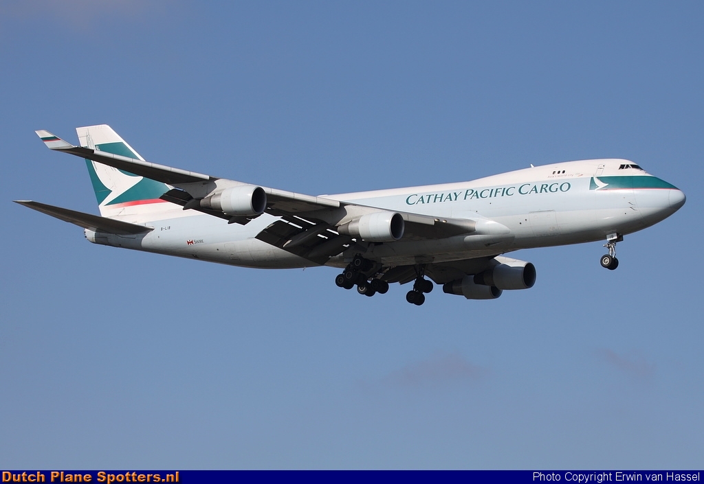 B-LIB Boeing 747-400 Cathay Pacific Cargo by Erwin van Hassel