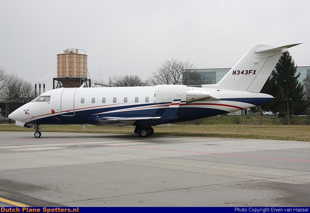 N343FX Bombardier Challenger 600 Private by Erwin van Hassel